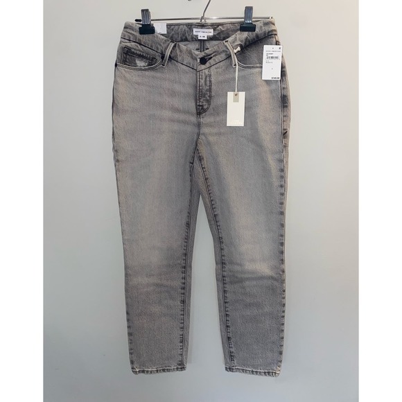 Good American good classic low distressed grey size 2/25 0016 - Picture 2 of 9